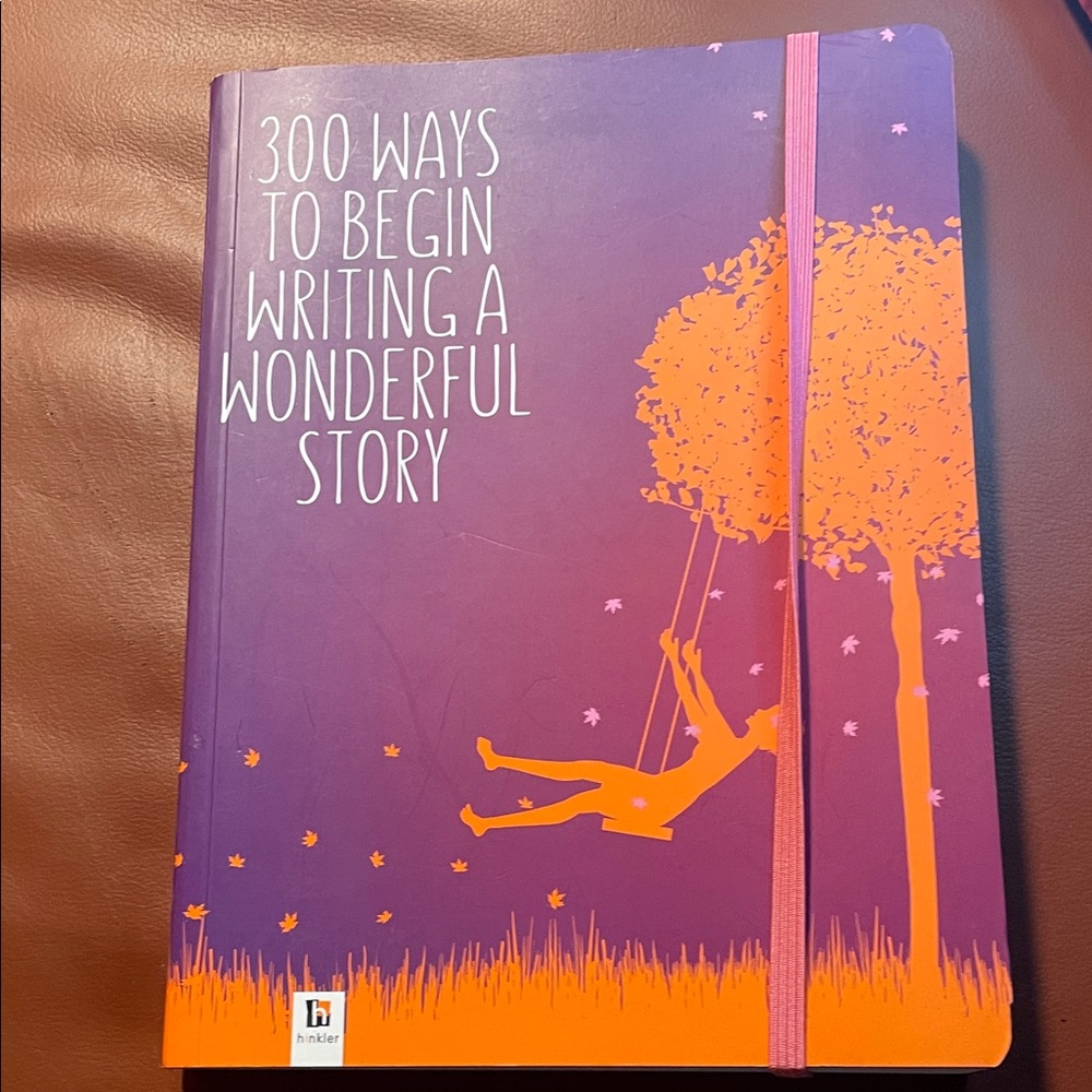 Hinkler Vibrant Purple and Orange Writing Journal